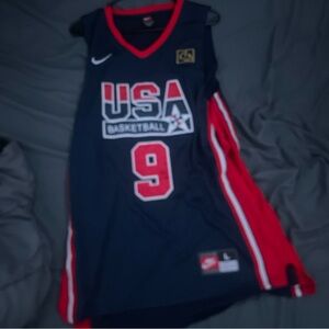 Michael Jordan team USA stitched jersey men’s large